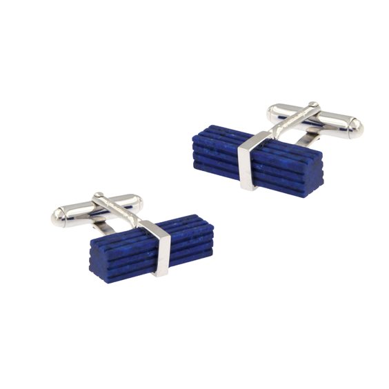 Manschettenknöpfe CikOrefice Gioielli Herr in Silber Lapislazzulo 345 LAP GEM - 345 LAP GEM